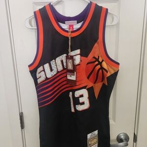 Men's Phoenix Suns Steve Nash Mitchell & Ness Black 1996/97 Hardwood Classics